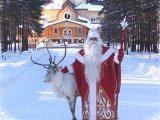 На новогодние гулянья в Ярославль приехал Дед Мороз из Великого Устюга