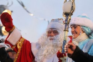 Новогодние праздники начались в Туле с приездом Деда Мороза из Великого Устюга